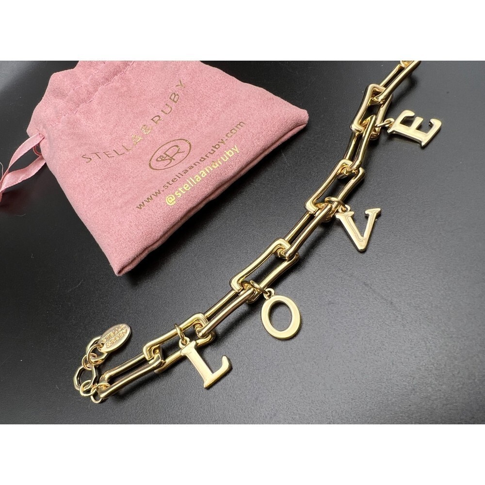 Stella Ruby L-O-V-E- Bracelet 58$